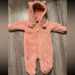 Girls Eddie Bauer Faux Fur One Piece Size 0-3 Months NWOT
